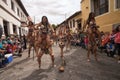 Indigenous dancers from the Amazon area