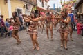 Indigenous dancers from the Amazon