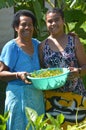 Indigenous Fijian mother and daughter