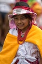 Indigenous girl at Corpus Christi parade