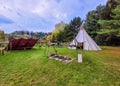 Abenaki Camp Site at the Ethan Allen Homestead