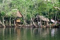 Indigenous houses, Guatemala Royalty Free Stock Photo