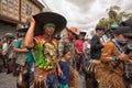 Indigenous kichwa people at the Inti Raymi celebration