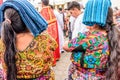 Indigenous Maya women dressed in traditonal costume, Guatemala