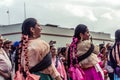 Indigenous people celebrating the Guelaguetza in Oaxaca Mexico Royalty Free Stock Photo