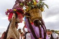 Indigenous people celebrating the Guelaguetza in Oaxaca Mexico Royalty Free Stock Photo