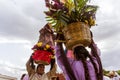 Indigenous people celebrating the Guelaguetza in Oaxaca Mexico Royalty Free Stock Photo