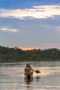 Indigenous People Cuyabeno Ecuador National Park Royalty Free Stock Photo