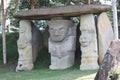Indigenous sculpture of San AgustÃÂ­n, Huila, Colombia. Royalty Free Stock Photo