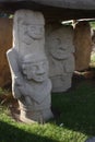 Indigenous sculpture of San AgustÃÂ­n, Huila, Colombia. Royalty Free Stock Photo