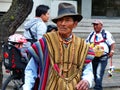 Indigenous senior man from village, Ecuador