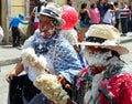 Indigenous senior women on carnival parade