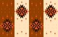 Indigenous style seamless pattern. Geometric seamless. Design for indigenous, fabric, boho, carpet, ikat, tribal, batik, texture,
