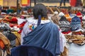 Indigenous Woman, Otavalo Market, Ecuador