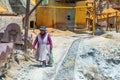 Indigenous Woman at Work, Potosi Silver Mine, Bolivia