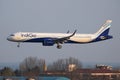 IndiGo Airbus A321 NEO VT-IUA passenger plane arrival and landing at Istanbul Ataturk Airport