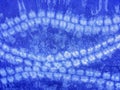 Indigo blue fabric tie dye pattern background.