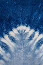 Indigo blue tie dye pattern abstract background Royalty Free Stock Photo