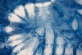 Indigo blue tie dye pattern abstract background Royalty Free Stock Photo