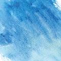 Indigo Blue Watercolor Background Royalty Free Stock Photo