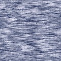 Indigo blue woven boro cotton dyed effect texture background. Seamless japanese repeat batik pattern swatch. Wrinkled