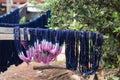 Indigo dyed cloth (Kram)