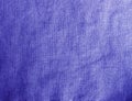 Indigo purple linen textured woven fabric background Royalty Free Stock Photo