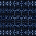 Indigo seamless portuguese ethnic tiles azulejos Blue ikat spanish tile pattern Italian majolica Mexican puebla talavera. Moroccan