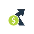 Indirect cost icon. Royalty Free Stock Photo