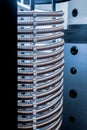 Indirect water heaters. Tubular coil inside the tank Royalty Free Stock Photo