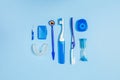 An indispensable set for deep and thorough cleaning of the oral cavity. Equipment for cleaning braces and plaque from teeth.