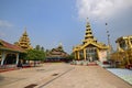 Individual house of worship of Shwemawdaw Pagoda at Bago, Myanmar