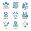 Individual Income Tax Icon Set