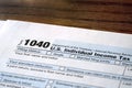 Individual Income Taxes 1040 Form