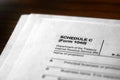 Individual Income Taxes Schedule C