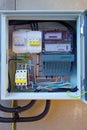 Individual introductory electrical panel Royalty Free Stock Photo