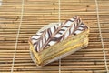 Individual pastry `mille-feuille`