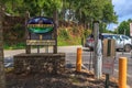 Single Downtown EV Charging Station for Electric Vehicles