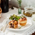 Individual Puff Pastry Meat Pies