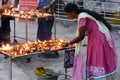 Individual puja for Lord Shani in Kapaleeshwarar Temple, India