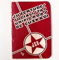 Youth Socialist Carnet of Euskadi. Spanish civil war Royalty Free Stock Photo