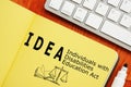 Individuals with Disabilities Education Act IDEA is shown using the text Royalty Free Stock Photo