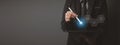 Individuals with encryption holograms to operate sensitive databases, encryption to prevent data from being stolen by unauthorized