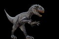 Indominus rex isolated  on black background Royalty Free Stock Photo