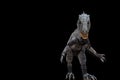 Indominus rex isolated  on black background Royalty Free Stock Photo
