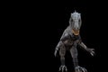 Indominus rex isolated on black background