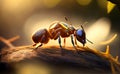 The indomitable ant is a powerful little fighter from nature.