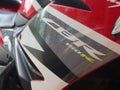 Indonesia CBR 150R Red color logo Royalty Free Stock Photo