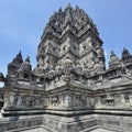 Famous historical Borobudur Buddhist Temple in Central Java, Indonesia Royalty Free Stock Photo