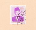 A stamp printed in Indonesia shows president Soekarno, circa 1981
